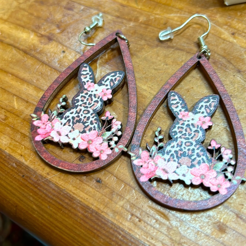 Pink leopard bunnies